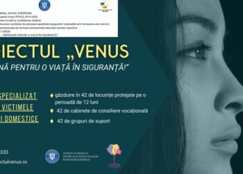 ”VENUS – Împreună pentru o viață în siguranță!”  – Proiect destinat femeilor care sunt victimele violenței domestice