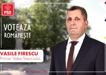 Candidatul PSD Vasile Firescu: „Doar împreună putem aduce comuna Valea Stanciului printre localitățile moderne și dezvoltate“