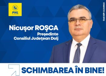 Nicușor Roșca, candidatul Partidului Național Liberal la funcția de președinte al Consiliului Județean Dolj