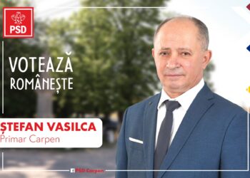 Din dragoste pentru oameni, Ștefan Vasilca își continuă planul de modernizare pentru comuna Carpen