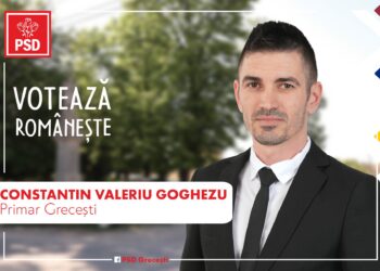 Constantin Valeriu Goghezu, candidat pentru primar al comunei Grecești: continuăm să construim un viitor mai bun!