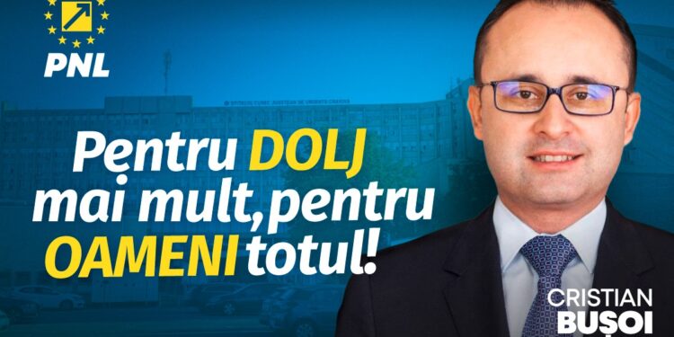 Cristian Bușoi (PNL): Sănătatea doljenilor, prioritate liberală!